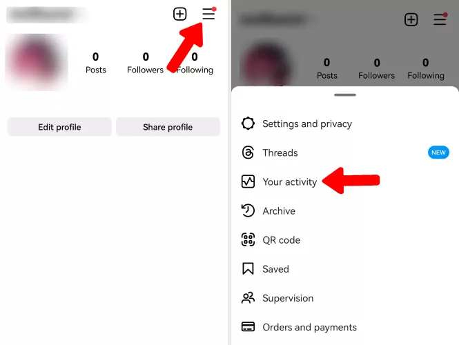 🔍インスタDM検索🔍で目的のメッセージを即発見 3 instagram your activity